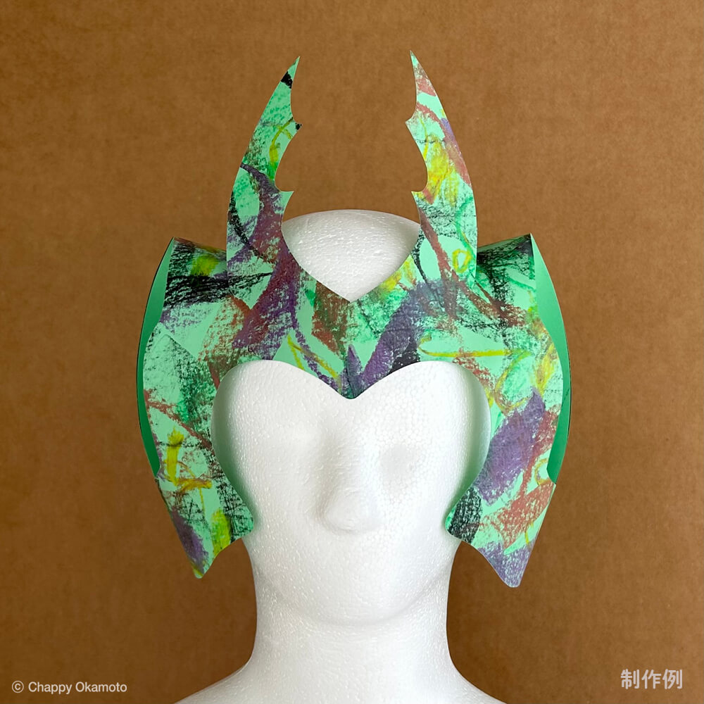 昆虫かぶりものクワガタムシ